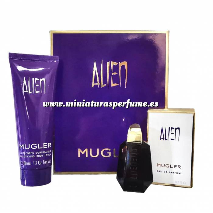 Imagen EDICIONES ESPECIALES Kit Alien de Thierry Mugler con leche corporal y perfume miniatura 