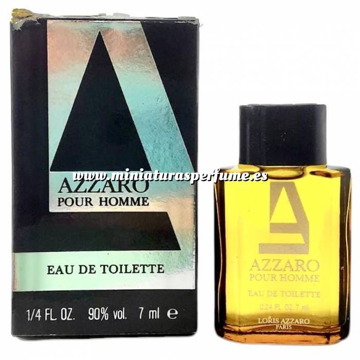 Imagen Mini Perfumes Hombre AZZARO POUR HOMME EDT 7 ml (CAJA DEFECTUOSA) 