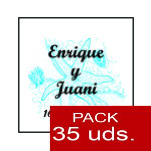 Imagen Etiquetas personalizadas Etiqueta Modelo E12 (Paquete de 35 etiquetas 4x4) 