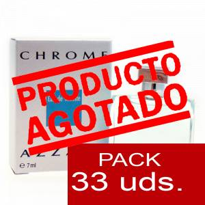 PACKS SIMPLES - CHROME by Azzaro EDT 7 ml en caja PACK.33 UDS 